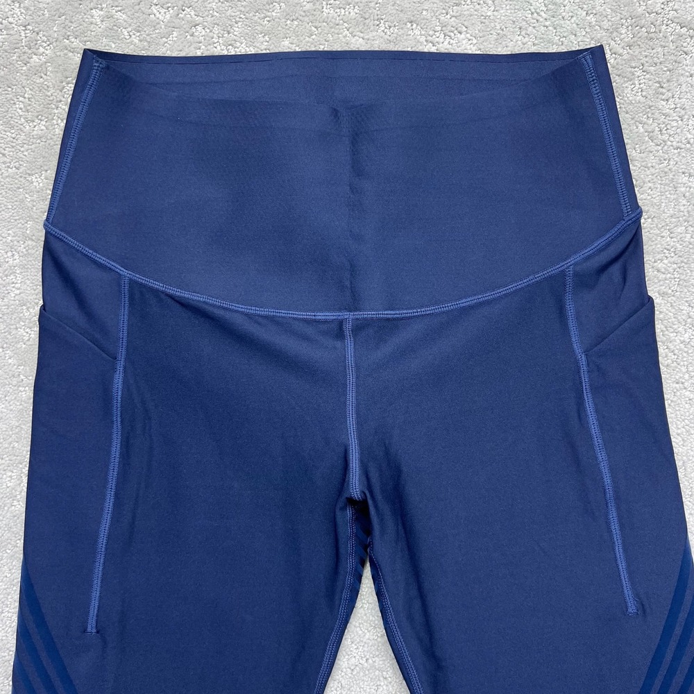 Fanka Body Sculpt Leggings Womens 2XL Blue Navy 7/8th Side Pocket Performance